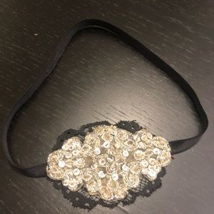 Free People sequin appliqué headband